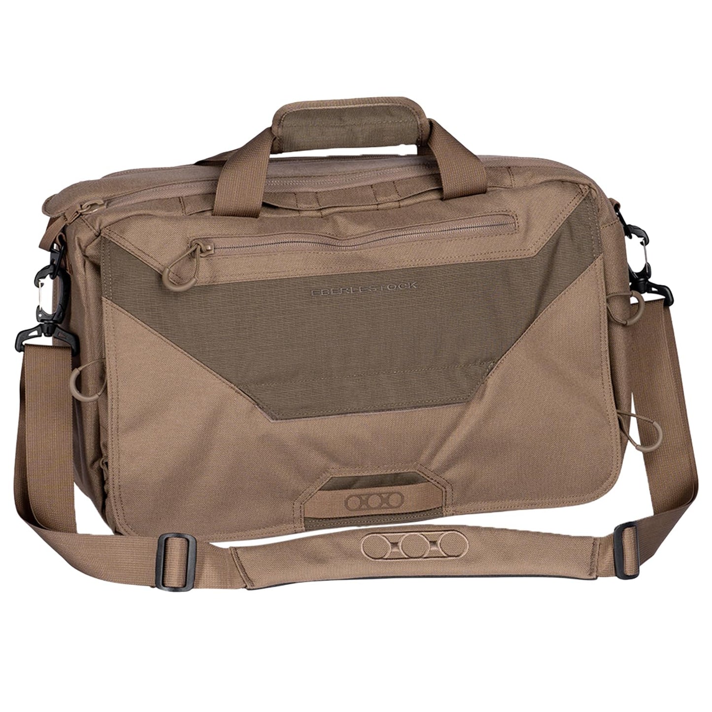 Eberlestock Executive Brief - CCW Compartment Brief Case - EDC Organization Work Pack - 500D Cordura Nylon - 10" H x 6" D x 17.5" L - Dry Earth