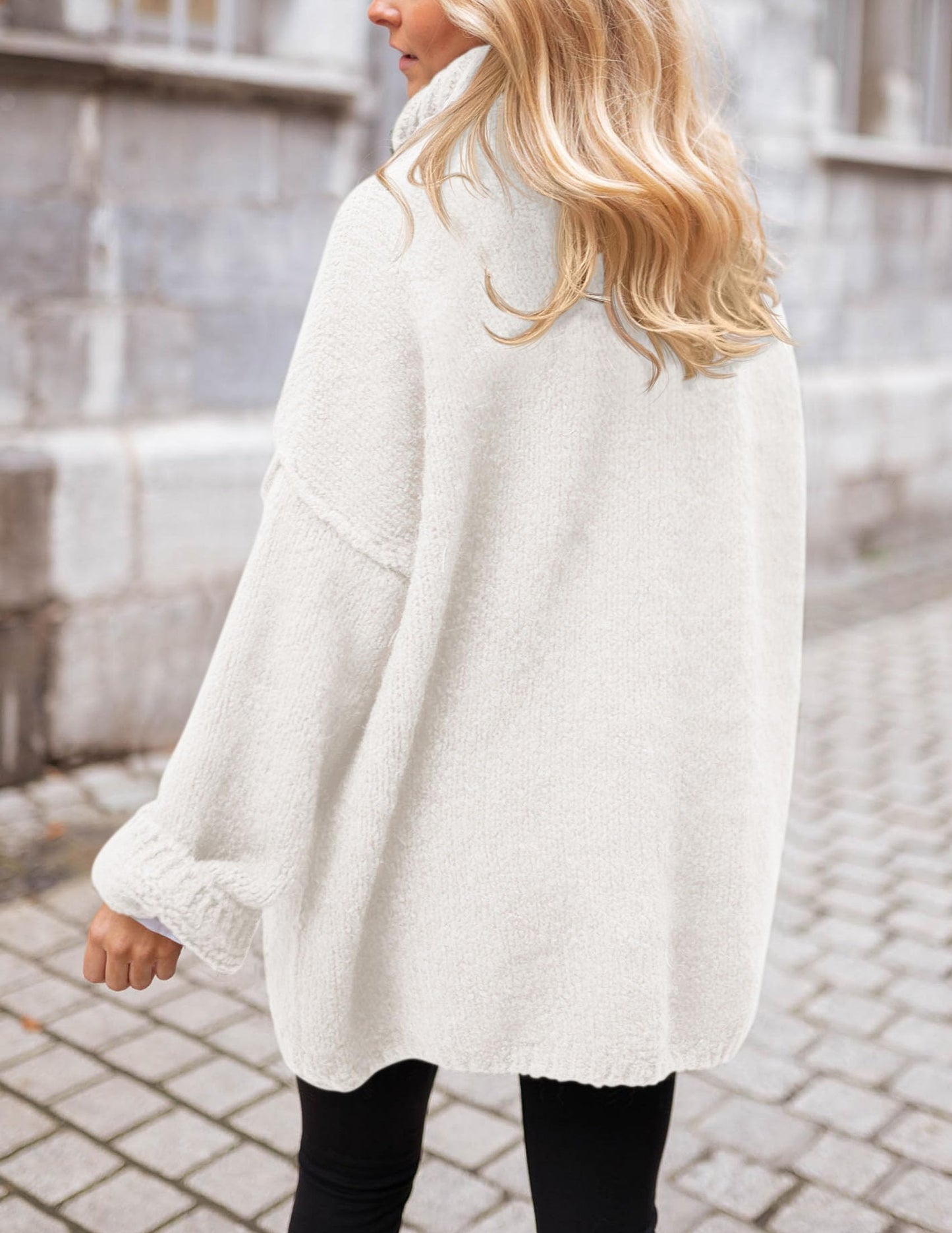 PRETTYGARDEN Oversized Sweaters for Women 2025 Chunky Turtleneck Sweater Fall Clothes Long Sleeve Tops Winter Clothing