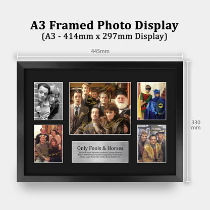 HWC Trading FR A3 Only Fools & Horses Gifts Printed Signed Autograph Picture for TV Memorabilia Fans - A3 Framed
