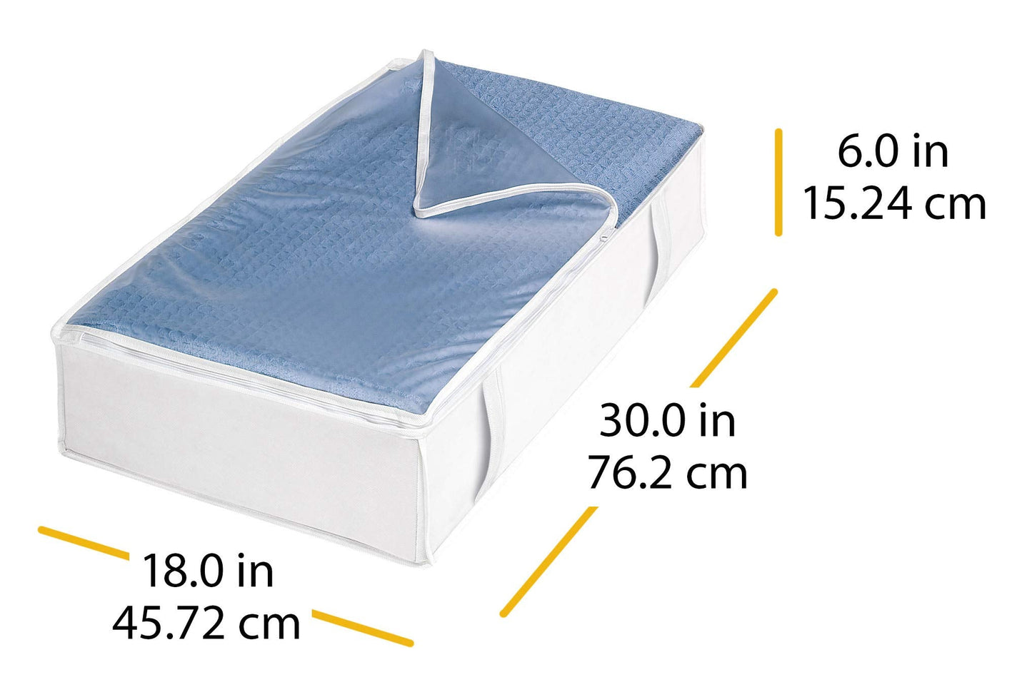 Whitmor Zippered Underbed Bag, One Color, One Size (5003-1144)