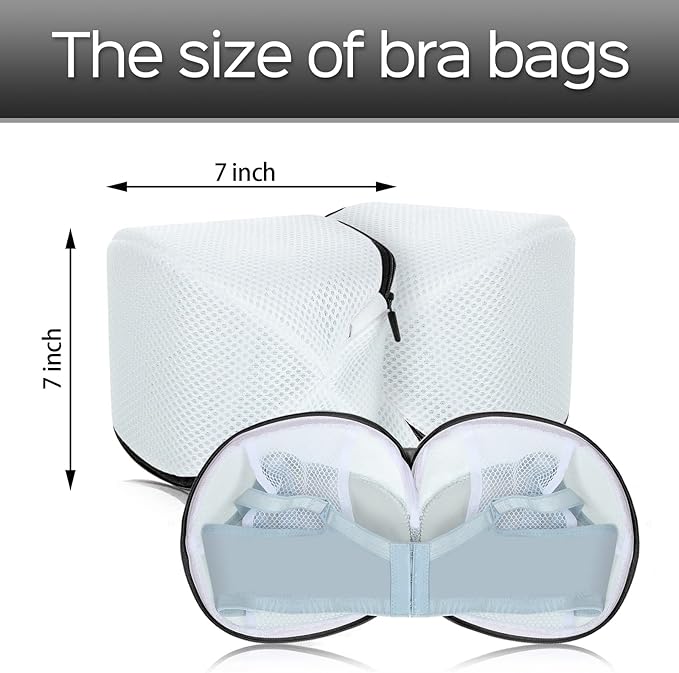 Shappy 6 Pieces Bra Washing Bag