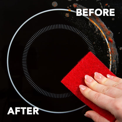 Weiman Ceramic and Glass Cooktop Cleaner - Heavy Duty Cleaner and Polish - 283g - 3 Scrubbing Pads