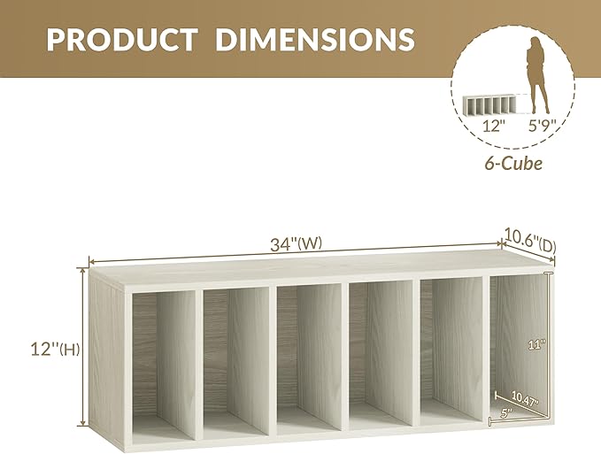 IOTXY DIY Modular Cube Bookcase