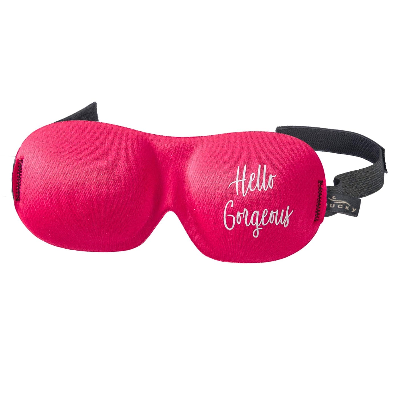 Bucky Ultralight & Comfortable Contoured Sleep Eye Mask, Gold Eyelash, One Size,5824