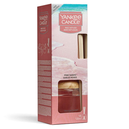 Yankee Candle Reed Diffuser, Pink Sands, 120 ml, Up to 10 Weeks of Fragrance