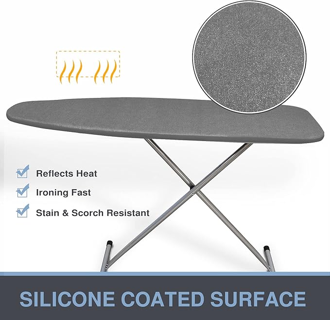 Ironing Board Cover and Pad, Standard Size 15x54, Thick Padding, Elastic Edge