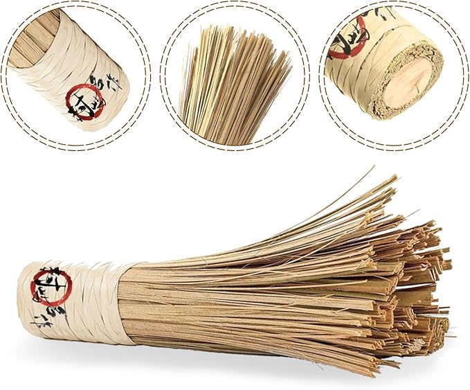 12-Inch Bamboo Wok Brush, Flat Brush, Kitchen Cleaning Brushes