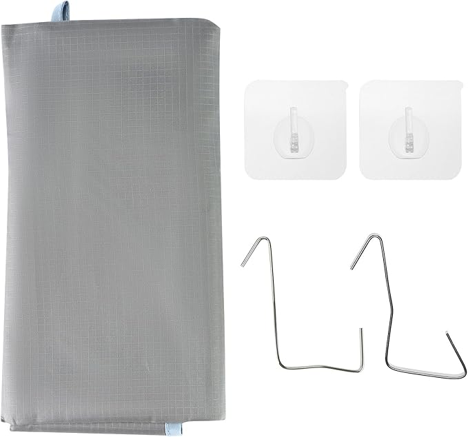 QWORK 2-Pack Hanging Laundry Hamper Bag, Over the Door Laundry Bag Saving