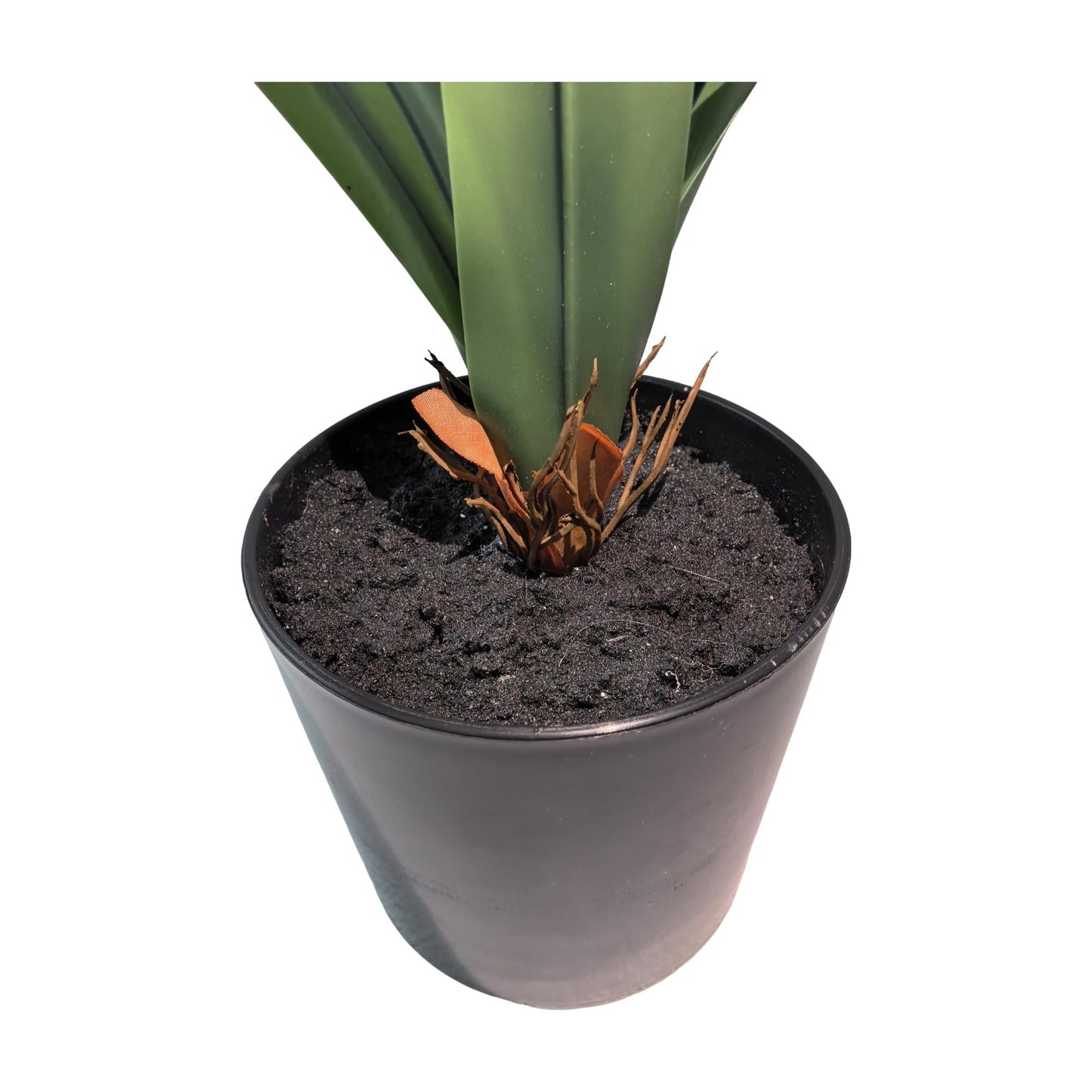 LNGODEHO 16'' Artificail Bromeliad Plant Greenery Hand Touch Leaf Flower in Pot for Indoor Outdoor Patio Garden Home Décor (Red)