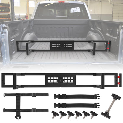 TENGBASE Truck Bed Divider Compatible with 2015-2026 Ford F150, Cargo Manager Molle Panel Truck Bed Organizer Replacement for Ford F-150 Accessories (Without Bed Liner & Pro Power Onboard)