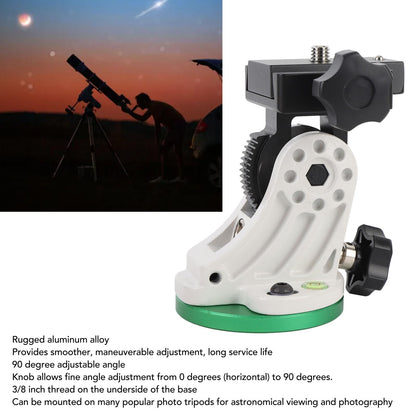 Latitude Adjustment Seat, Flexible 90° Adjustment Equatorial Wedge Instrument Latitude Base, Telescope Mount for Astronomy Telescope Accessory