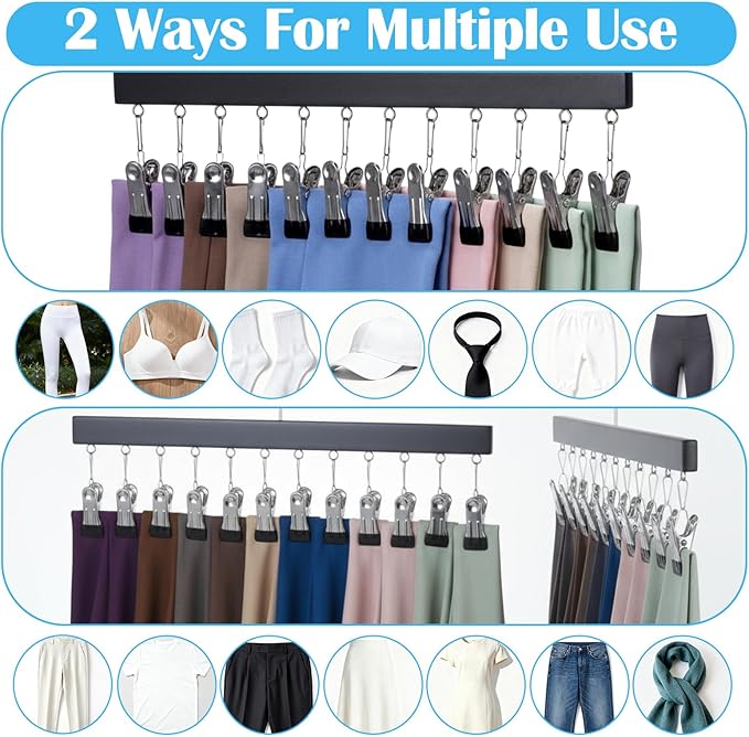 Legging Organizer for Closet 4 Pack, Pants Leggings Hangers