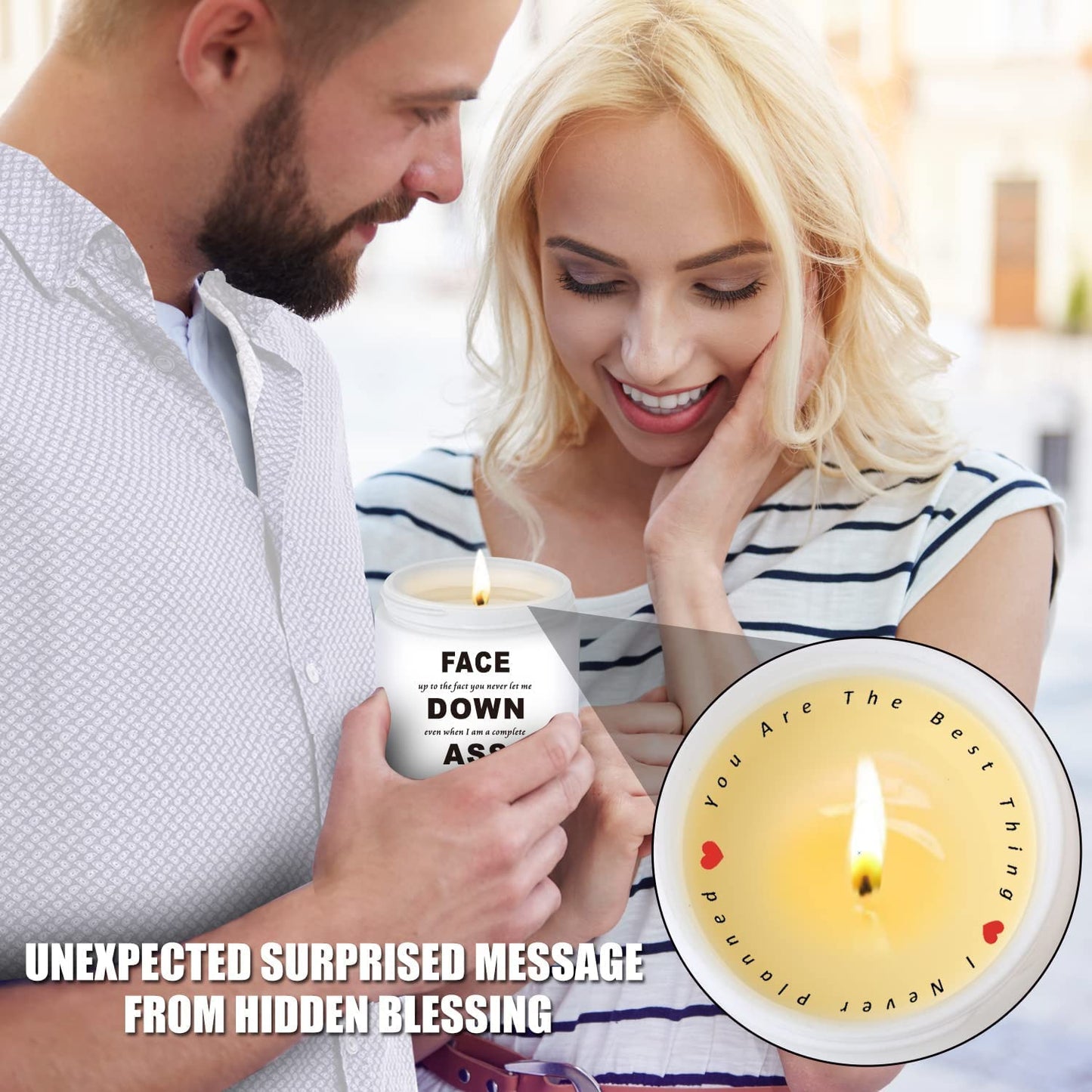 Her Valentine’s Day Gifts Funny,Romantic Girlfriend Candle,Gift for Her,Him,Couple,Wife Birthday GIF from Husband,Christmas Anniversary Valentines Gifts for Women, Valentines Day Gift for Her, Wife