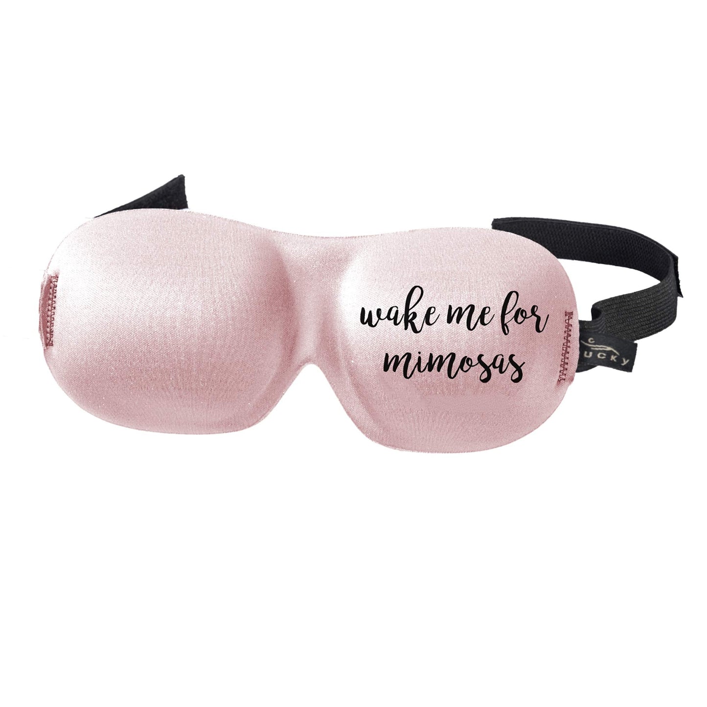 Bucky Ultralight & Comfortable Contoured Sleep Eye Mask, Gold Eyelash, One Size,5824