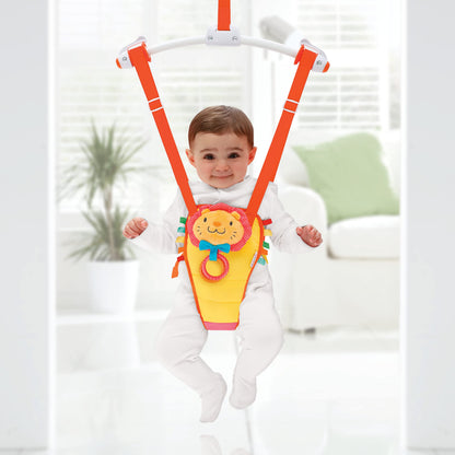 Munchkin Bounce and Play Door Frame Baby Bouncer | Adjustable Height Door Bouncer Jumper Padded | Multicolour