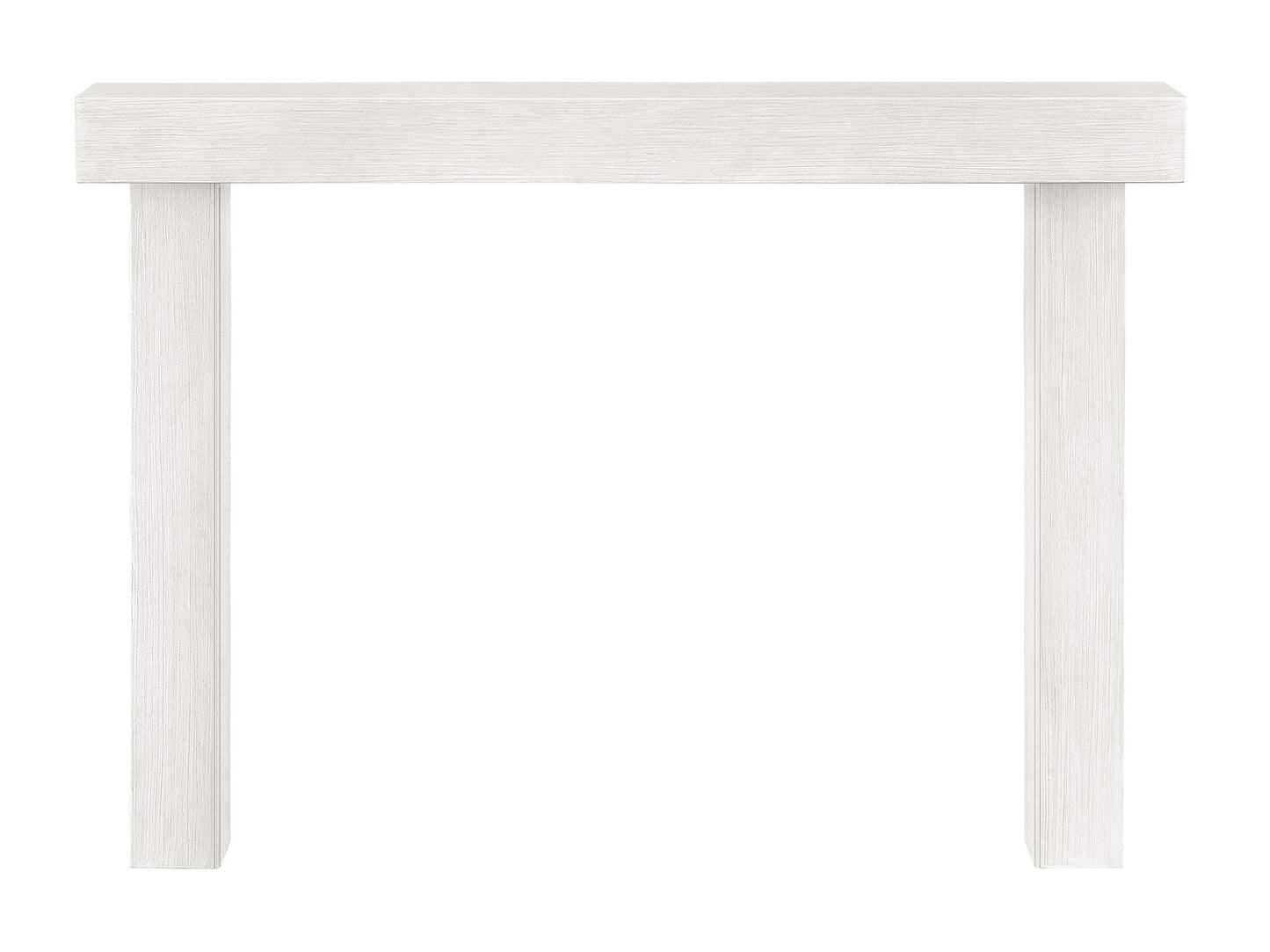 Pearl Mantels ARYB48S Non-Combustible Mantel Surround, Lightly Textured Salt Hand Applied Finish, Interior Opening 48" W x 42" H