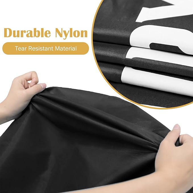 2 Pack XL Travel Laundry Bag, Machine Washable Dirty Clothes Organizer