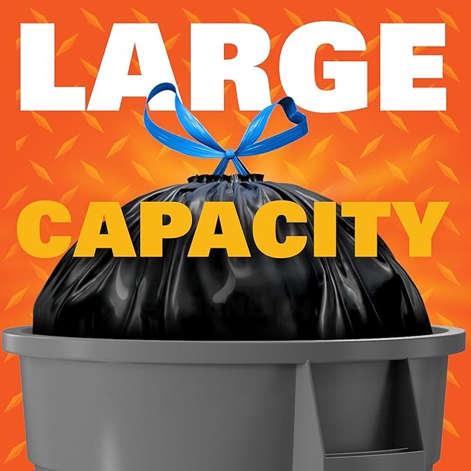 Hefty Strong Large Trash Bags, 30 Gallon