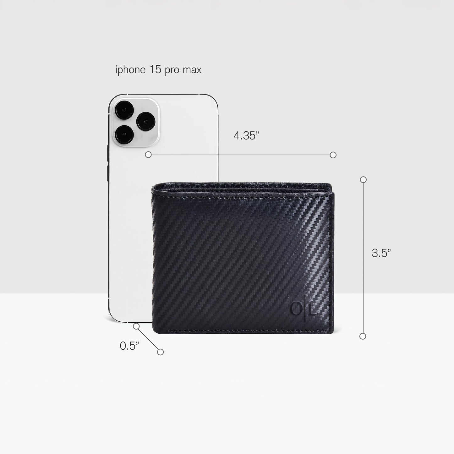 Black Wallet for Men | 9 Credit Card Slots | Bifold | Leather | RFID Wallet Blocking | Gift for Men | Minimalist Wallet