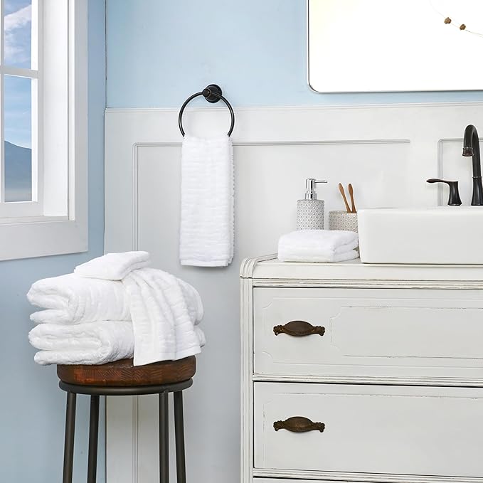 SKL Home CloudSoft Cotton Luxury 2-Piece Hand Towel Set