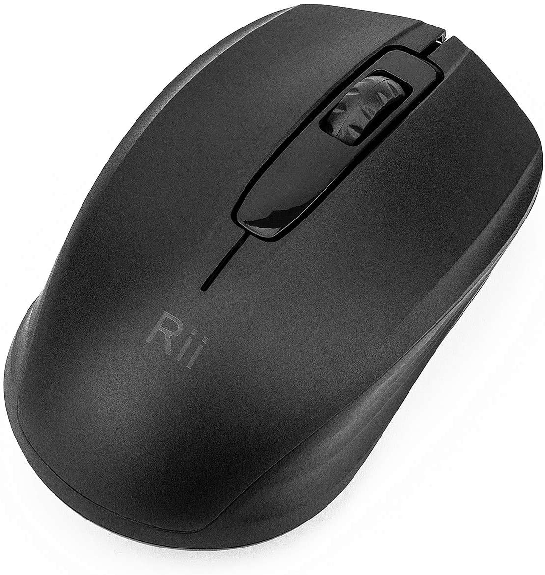 Rii Wireless Mouse, 2.4G Portable Computer Mice for PC, Laptop, Windows,Office Included Wireless USB dongle (Black)