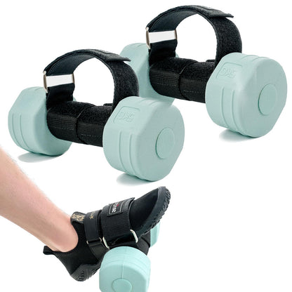 Feet Dumbbell Attachment, Tibialis Trainer Ankle Straps for Feet Weight Lifting Shin Splint, Hamstring Curls, Leg Curl Attachment at Home Gym Equipment 2pc