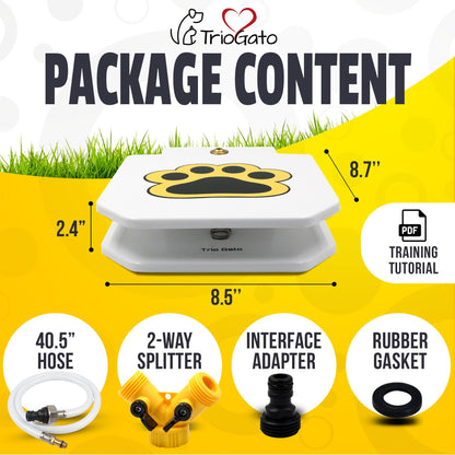 Genovation Outdoor Dog Pet Water Sprinkler Easy Activated Dog Water Fountain Toy