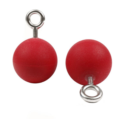 Atomik Climbing 3.5 inch Hanging Ninja Balls in Red for Grip and Strength Training as Seen on American Ninja Warrior