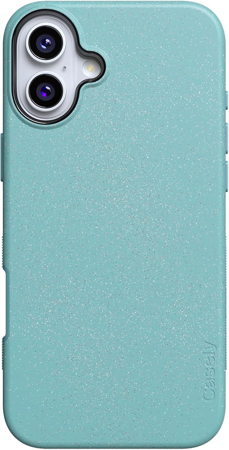 Casely iPhone 16 Plus Case | Blue Stripes | Sunday Best | Compatible with MagSafe | Bold Protective Design