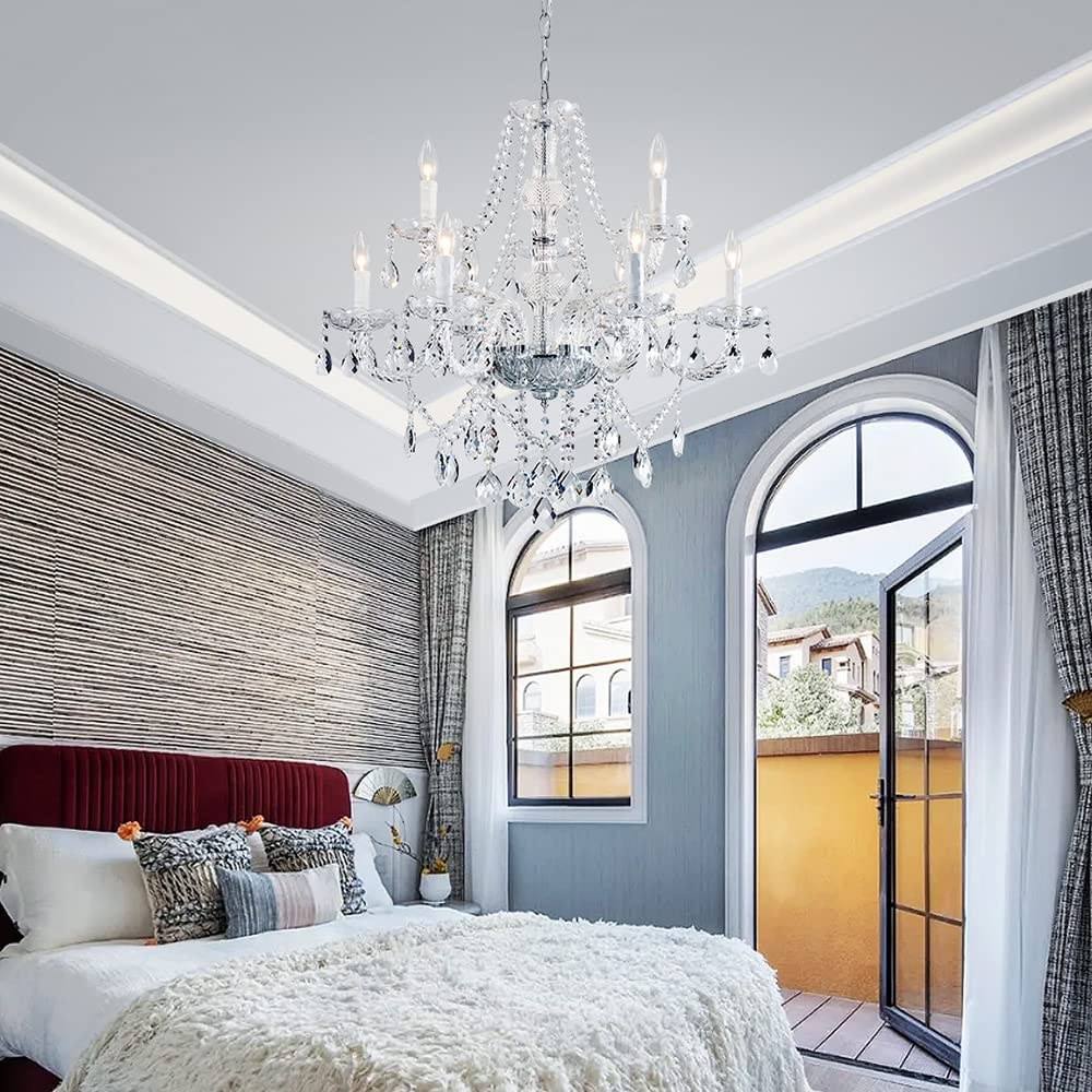 Saint Mossi 9 Light Modern Contemporary Elegant Crystal Glass Chandelier Pendant Ceiling Lighting Fixture