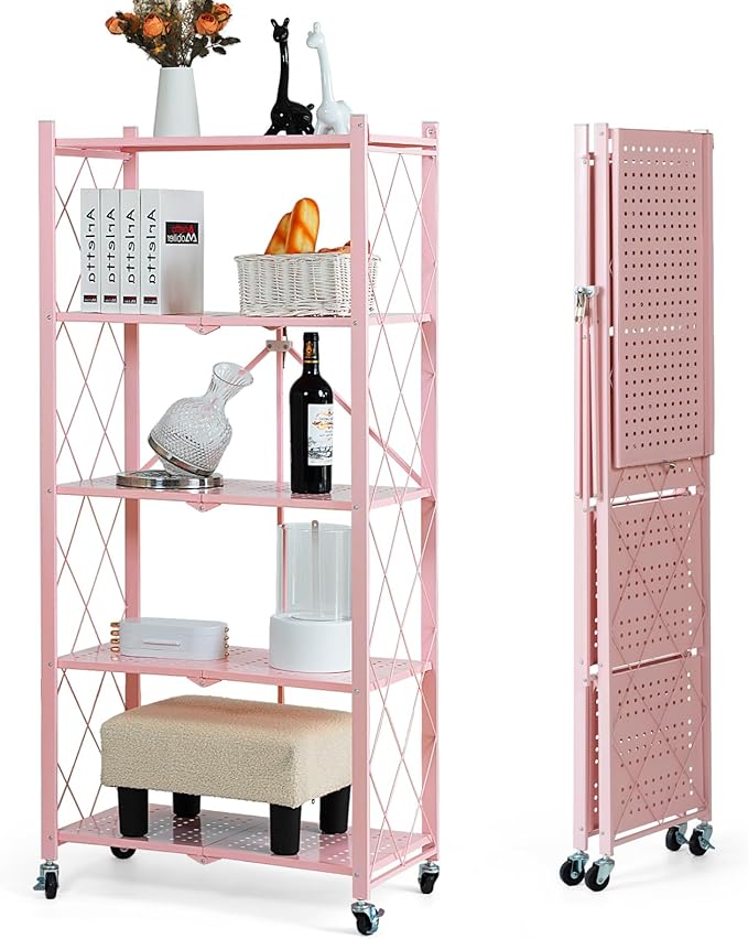 BRIAN & DANY 5-Tier Foldable Storage Shelves