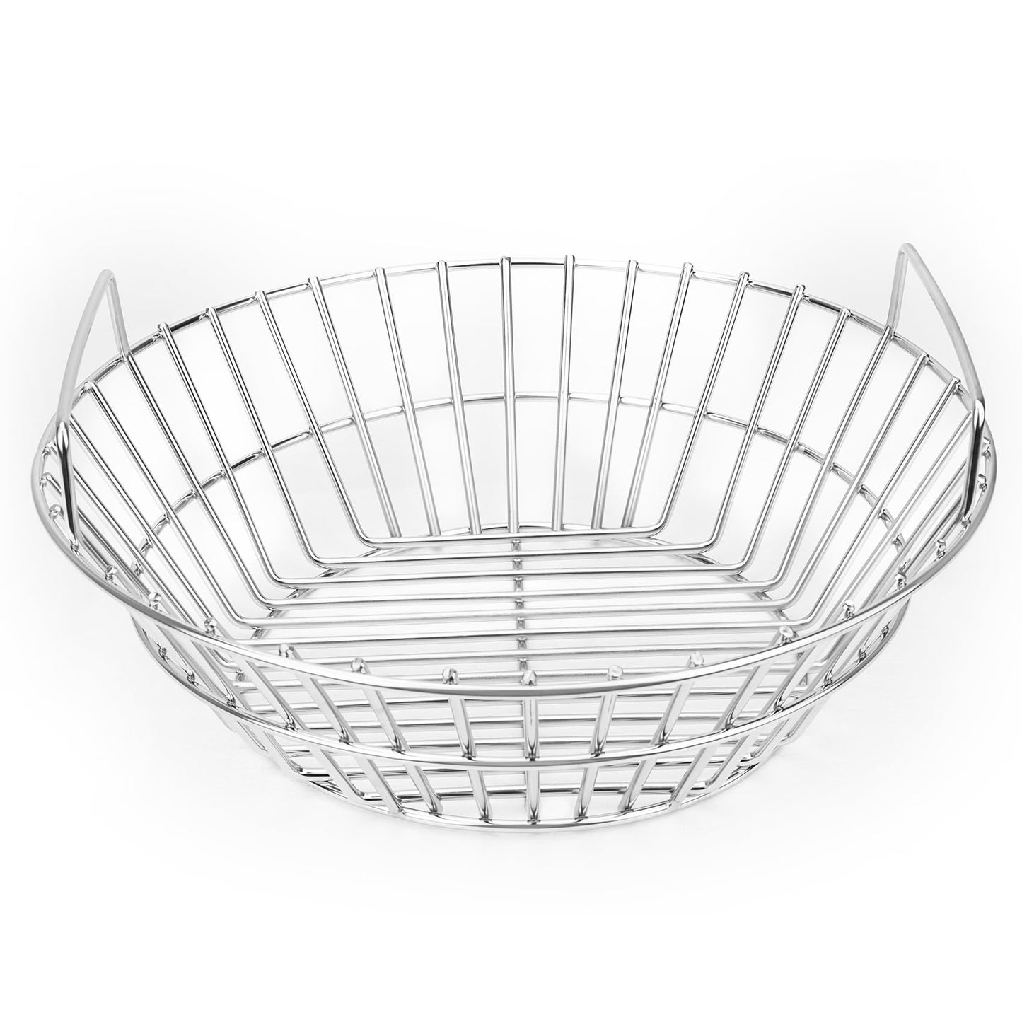 Onlyfire Stainless Steel Charcoal Ash Basket Fits for Large BGE, Kamado Joe Classic