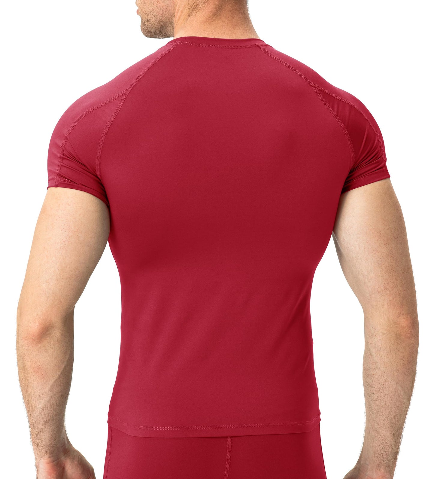 Men's Compression Shirt Short Sleeve Workout Shirts Cool Dry Athletic Baselayer T-Shirts Sports Running Tops Underwear