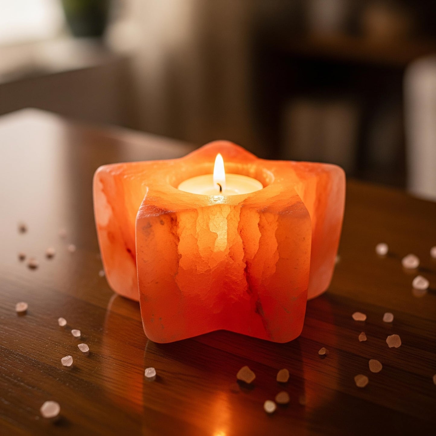 2 Tealight Candle Holders Star Shaped, 5x5x2, 2.5 lbs Each