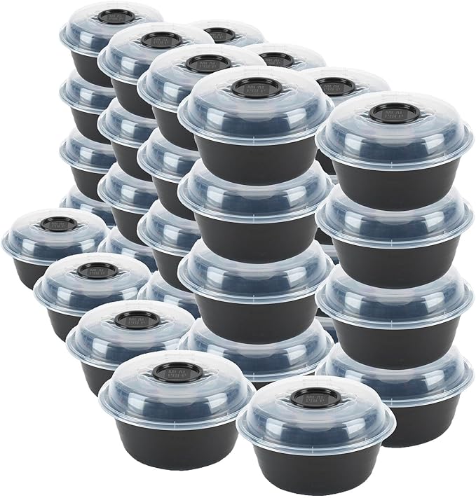 GoodCook 4-Cup Meal Prep Bowls Set
