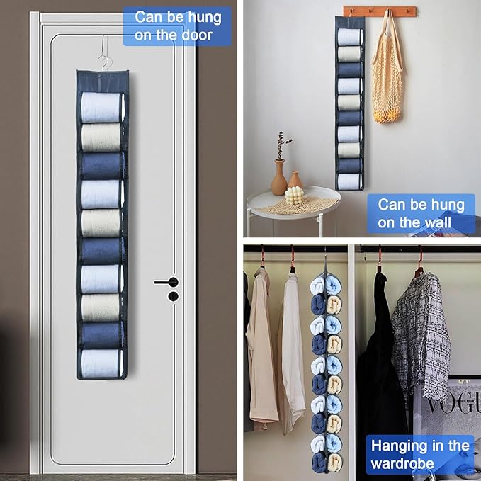 2-Pack Hanging Legging Organizer