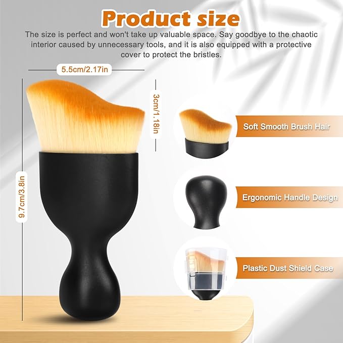 Car Interior Duster Detail Brush Cleaning Kit, Soft Microfiber Towels Dashboard