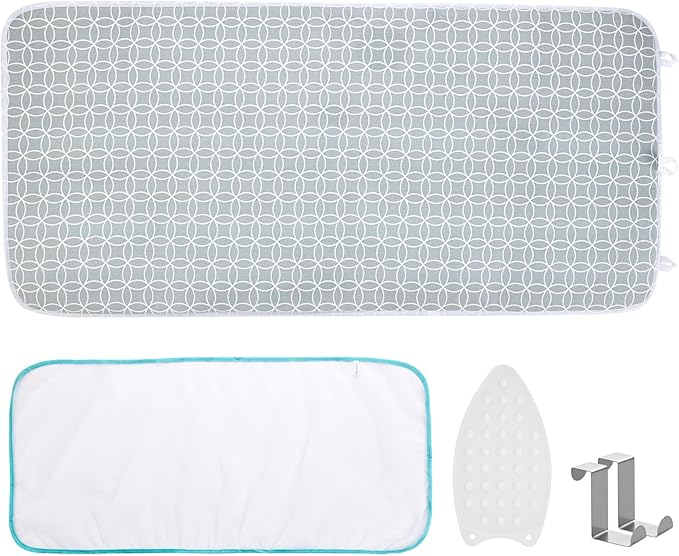 Seiritex Ironing Mat, Portable Ironing Pad 39.4 x 18.9 inch Table Top Iron
