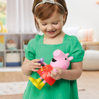 Peppa Pig Talk & Sing Peppa Doll - English Version, Pink, 20 cm