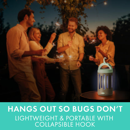 STEM Flying Insect Zapper, Indoor and Outdoor Electric Fly & Mosquito Trap, Includes Micro-USB Charging Cable and Brush for Cleaning