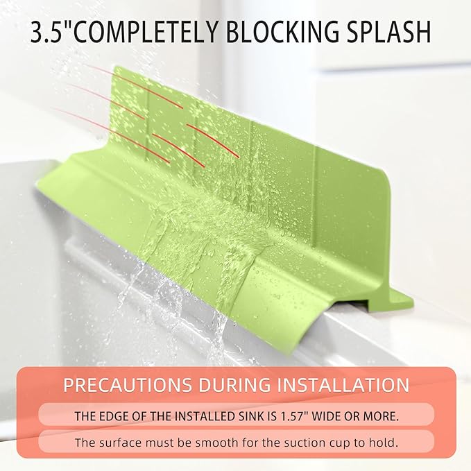 23" Ultra Silicone Sink Splash Guard Released in 2025/Dec