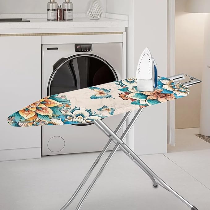 ZDCUSTOM Boho Mandala Butterfly Tabletop Ironing Board Cover