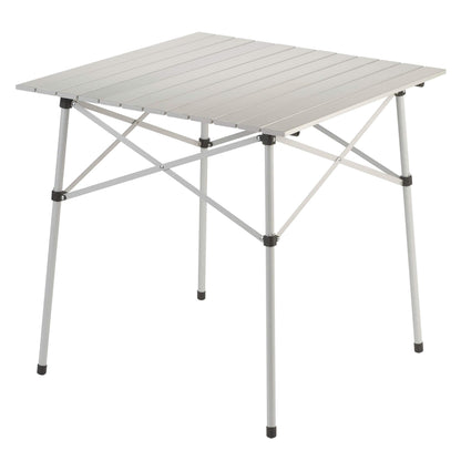 Coleman Portable Camping Chair with 4-Can Cooler - Perfect for Camping, Tailgates, Beach Outdoor Compact Folding Table, Sturdy Aluminum Camping Table with Snap-Together Design