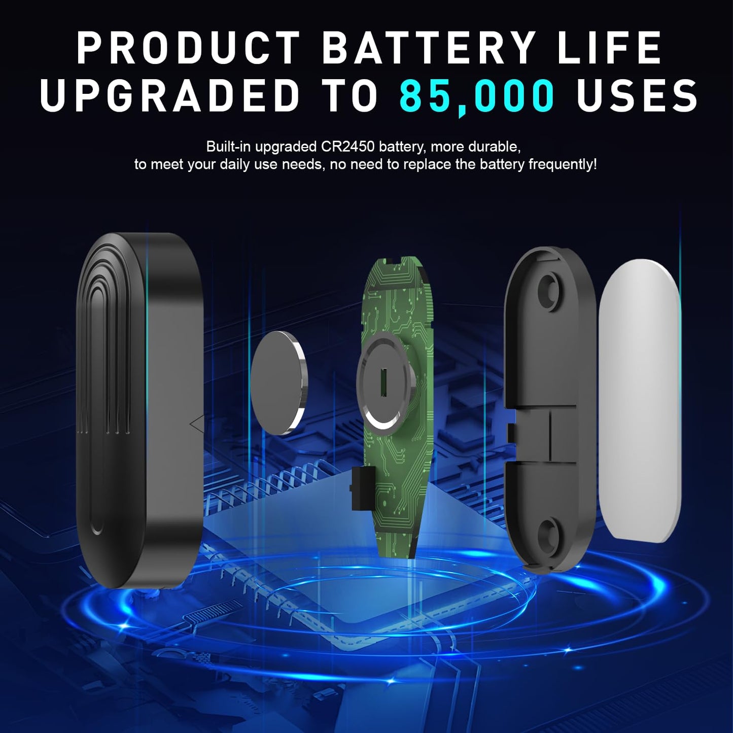 SanJie Wireless Door Chime for Business When Entering Door Entry Chime Door Bell with 800Ft Range Door Chimes When Door Opens for Home Door Alarm with Chime Adjustable Volume