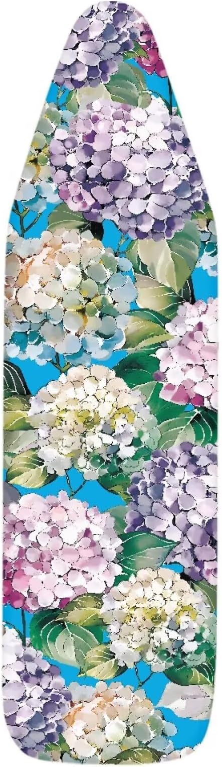 Hydrangea Ironing Board Cover Non Stick Scorch Ironing Board Cover and Pad