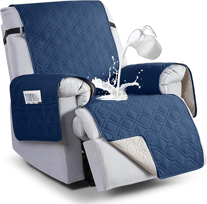 VANSOFY 100% Waterproof Recliner Chair Covers, Recliner Cover Non-Slip Dog