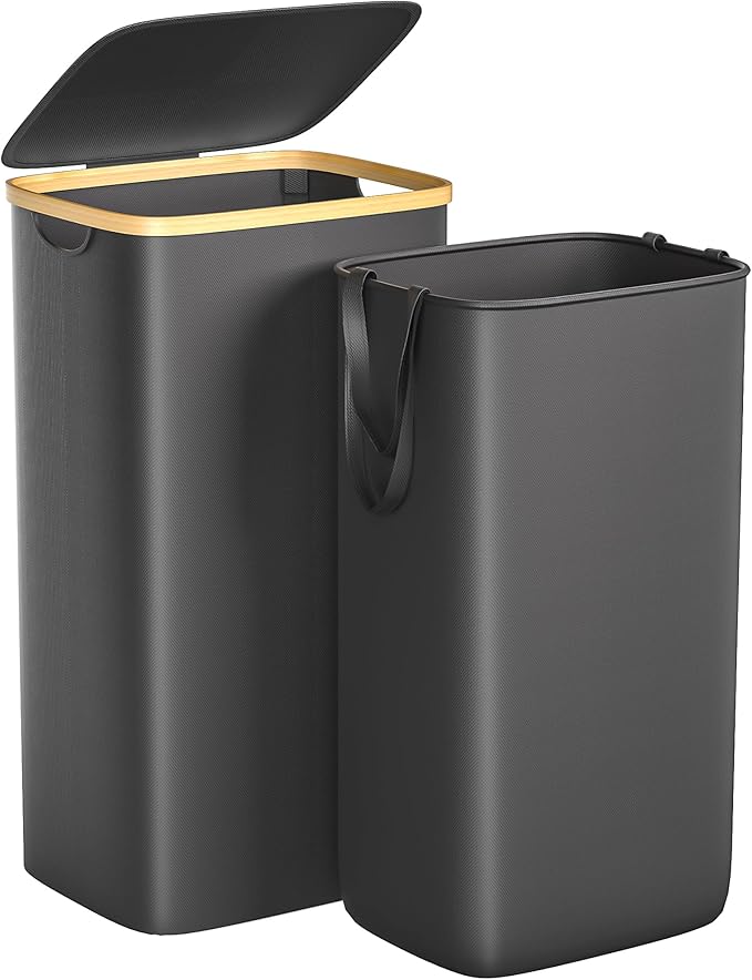 Large Laundry Hamper, 100L Waterproof Laundry Basket