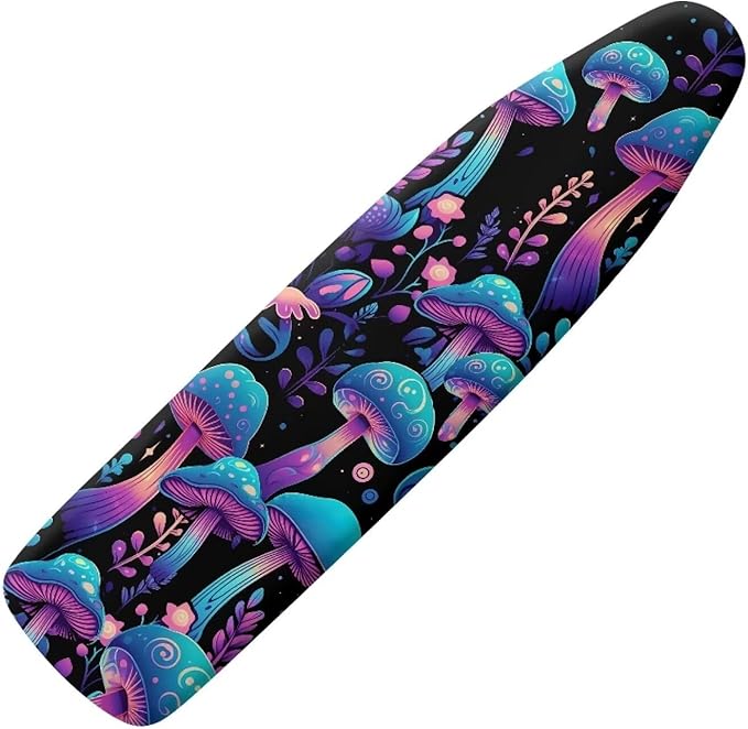 GLENLCWE Blue Mushroom Ironing Board Cover
