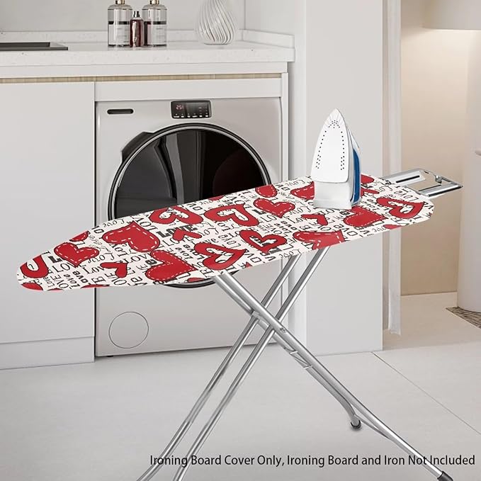 Love Heart Vintage Ironing Board Covers