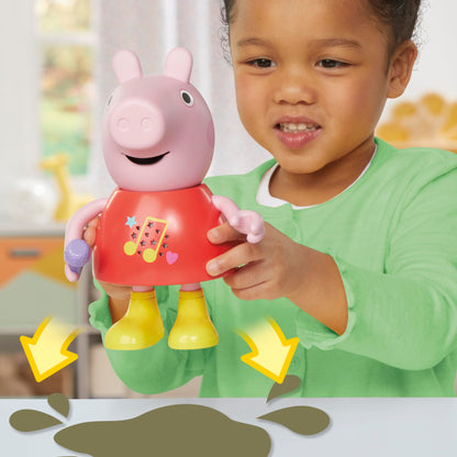 Peppa Pig Talk & Sing Peppa Doll - English Version, Pink, 20 cm